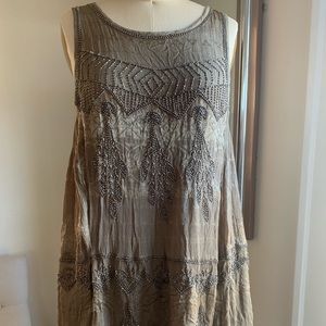 Free People beaded tunic dress